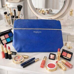 Elizabeth Arden Cobalt Blue Makeup Bag/or Clutch - NWOT